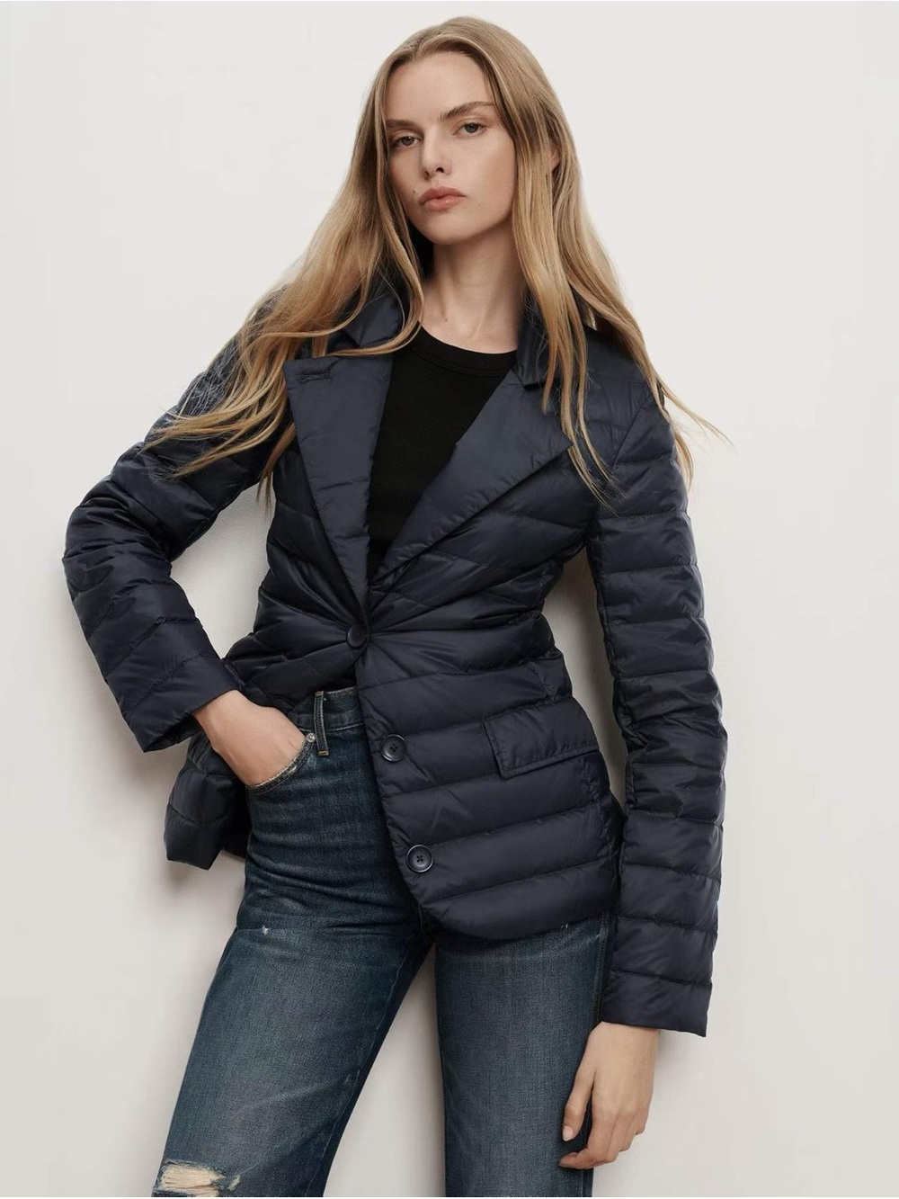 VERONICA BEARD Campbell Dickey Puffer Blazer, 2 6